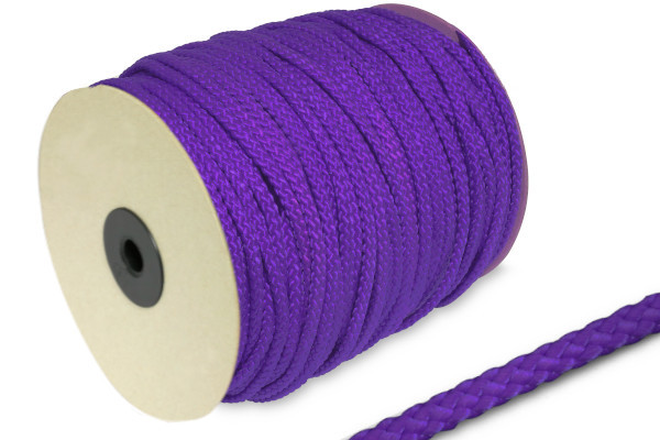 PP šňůrka, Ø 5 mm, v roli po 100 m, fialová