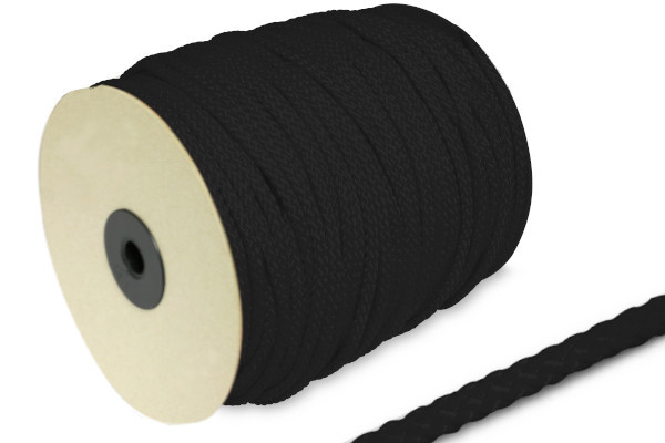 PP šňůrka, Ø 5 mm, v roli po 100 m, černá