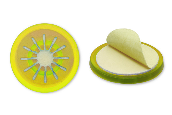 Držáky na CD, průměr 30 mm, žlutý