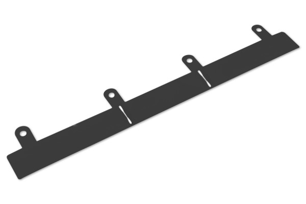 Archivační spony s výřezem, černé, 280 mm
