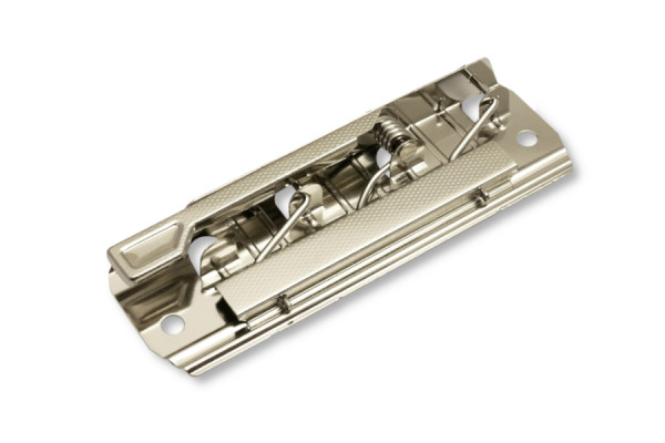 Svěrací mechaniky s pákou, pro neděrované papíry, šířka 100 mm, poniklované