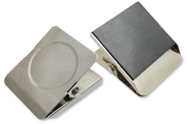 Magnetické svorky na dopisy a papír, šířka 45 mm, poniklované
