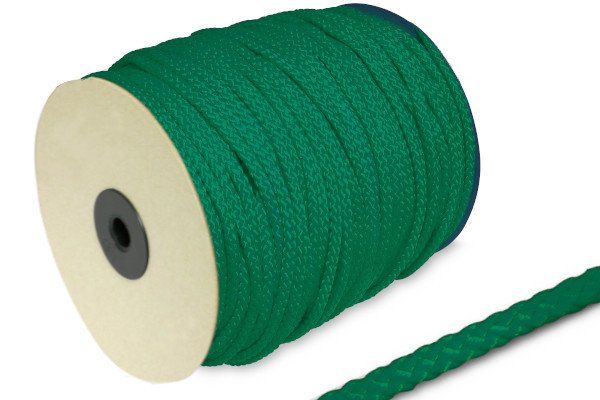 PP šňůra, Ø 5 mm, v roli po 100 m, zelená