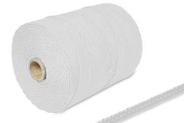 PP šňůra, průměr 2 mm na 500 m cívce, bílá