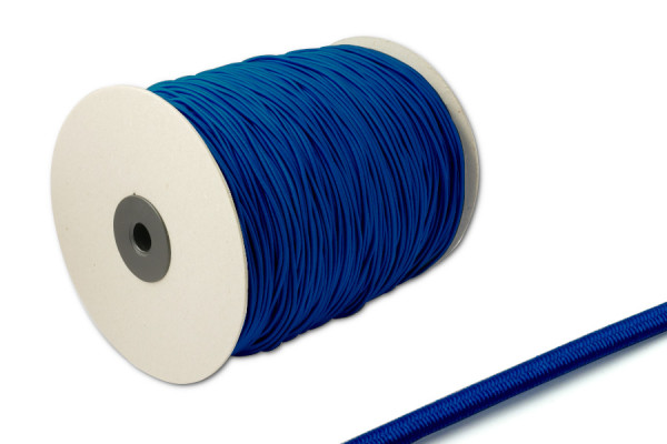 Gumová šňůra, Ø 2,2 mm, v roli o délce 500 m, modrá