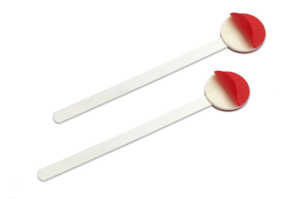 Kovové úchytky Dekolift, šířka přibližně 80 mm, potažené plastem, se 2 lepicími plochami