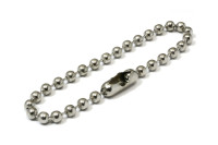 Kuličkové řetízky se sponou, <BR>průměr 2,4 mm, poniklované