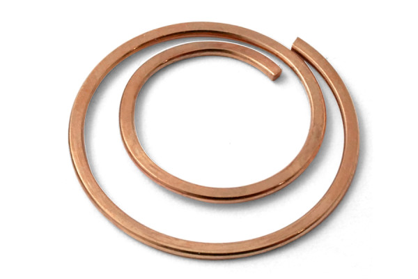 Kancelářské sponky „circular“, průměr 20 mm, poměděné