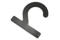 Vzorkovníkové háčky<BR> z plastu,<BR> 72 x 72 x 2 mm,<BR> černé