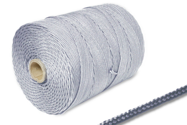 PP šňůra, průměr 2 mm na 500 m cívce, šedá