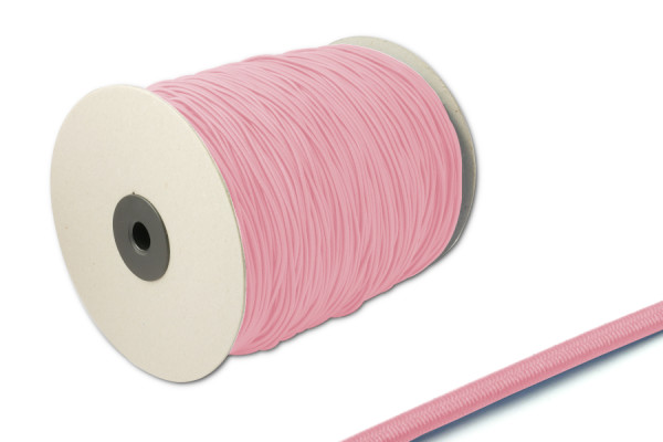Gumová šňůra, Ø 2,2 mm, v roli po 500 m, růžová