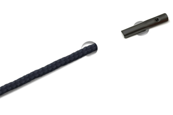 PP šňůrky s závlačkami pro automaty, námořnická modrá