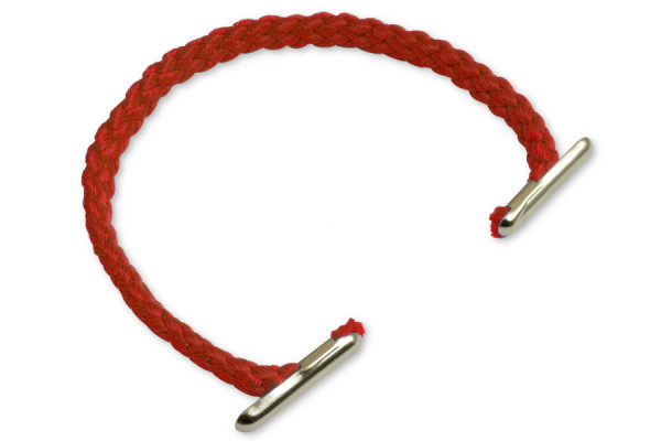 Nosná ucha z PP šňůry, průměr 5 mm, červená