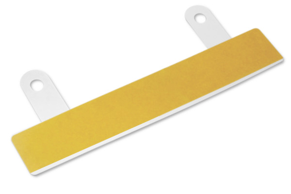 Archivační spony samolepicí pro termovázané desky, bílé, 120 mm
