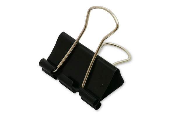 Spony Foldback / víceúčelové svorky, šířka 32 mm, černé