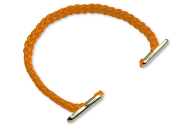 Nosná ucha z PP šňůry, průměr 5 mm, oranžová