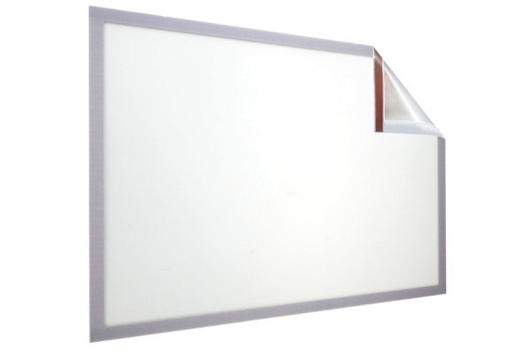 Magnetické informační rámečky pro formát DIN A4, 229 x 315 mm, šedý