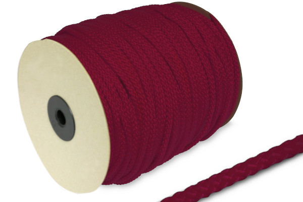 PP šňůrka, Ø 5 mm, v roli po 100 m, bordó