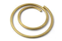 Kancelářské sponky kulaté „circular“, <BR>průměr 20 mm, <BR>pozlacené