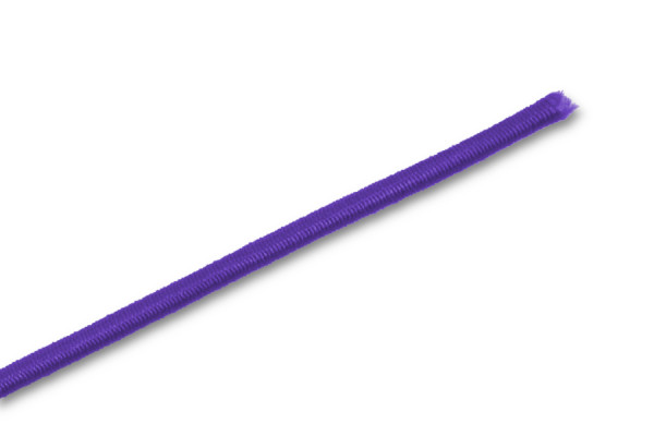 Gumové šňůrky v metráži, fialové