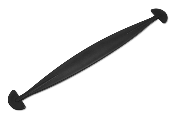 Nosná ucha na karton, z plastu, 192 mm, černé