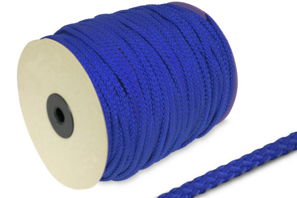 PP šňůra, Ø 5 mm, v roli po 100 m, středně modrá
