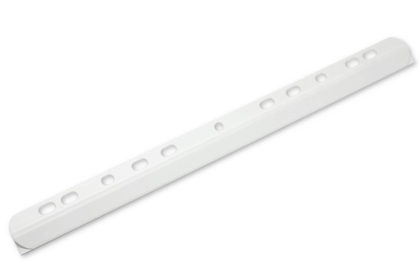 Svěrací lišty s úchytkou pro spisy, pro spisy o tloušťce 3–4 mm, bílé