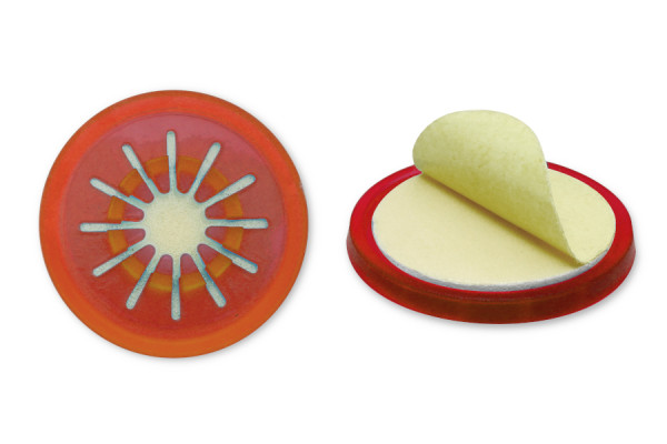 Držáky na CD, průměr 30 mm, červený