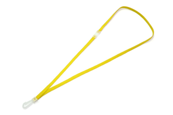 Šňůrky na krk / Lanyardy, 450 mm, žluté