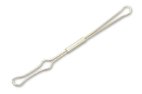 Drátěný přidržovač,<br> pro rozteč kroužků 80 mm,<br> 110 mm, poniklovaný