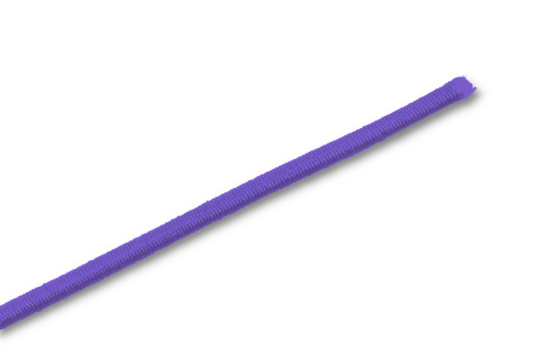 Gumové šňůrky v metráži, fialové