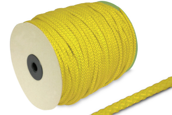 PP šňůrka, průměr 5 mm, v roli o délce 100 m, žlutá