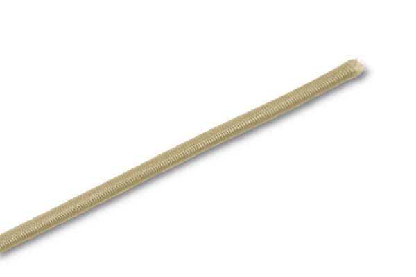 Gumové šňůry v metráži, béžové