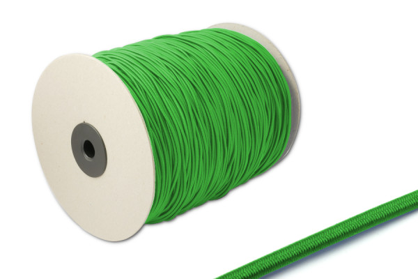 Gumová šňůra, průměr 2,2 mm, na 500 m cívce, zelená